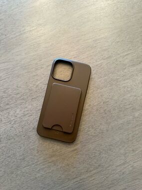 Velvet Caviar Espresso Brown iPhone 13 Pro Max Case with MagSafe Wallet